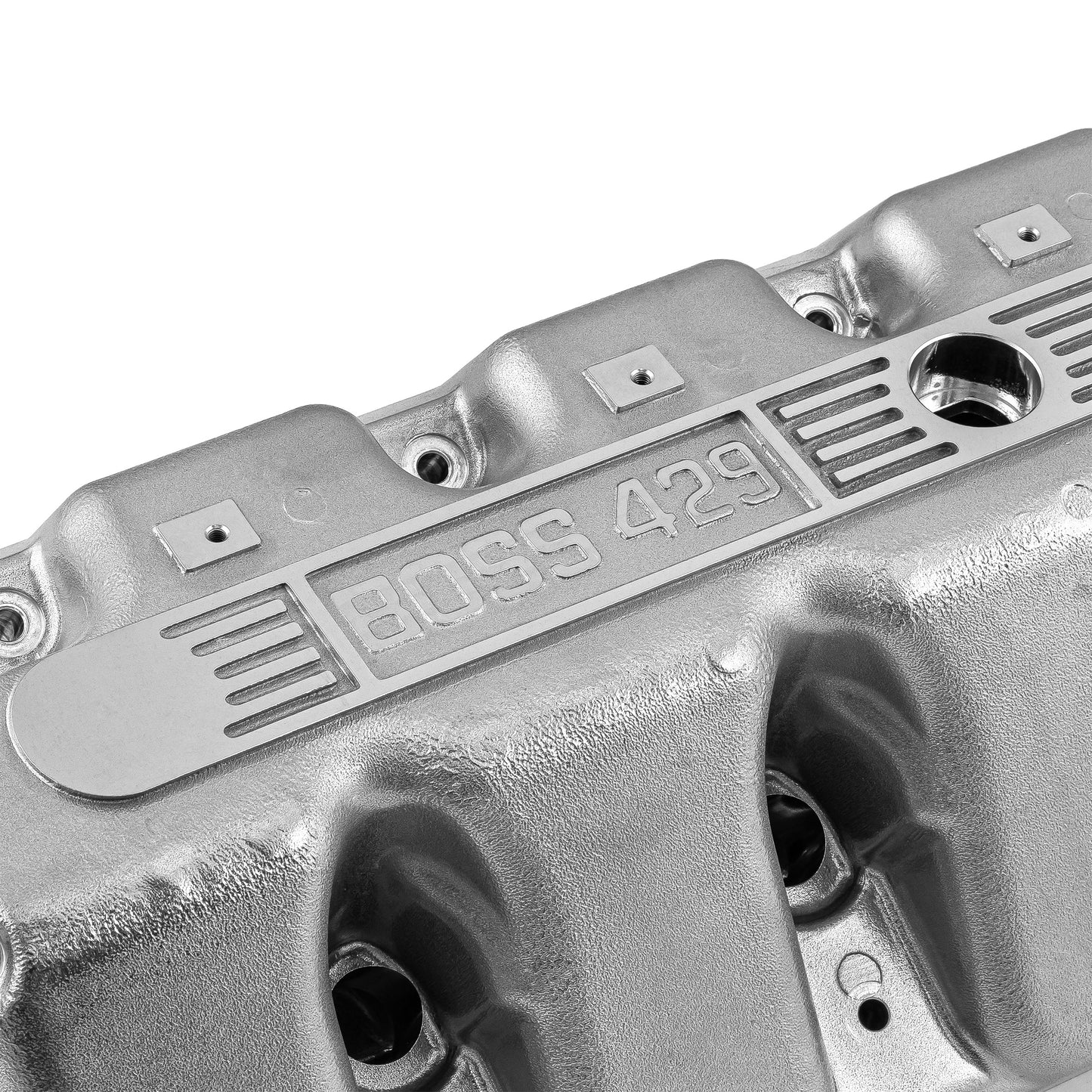 Tapas de válvulas de aluminio fundido pulidas para Ford Boss 429