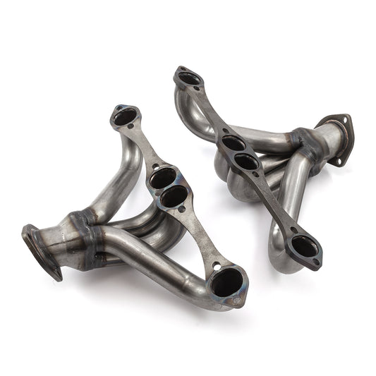 Colectores de escape sin rematar de bloque de 1 5/8" para Chevy SBC 350