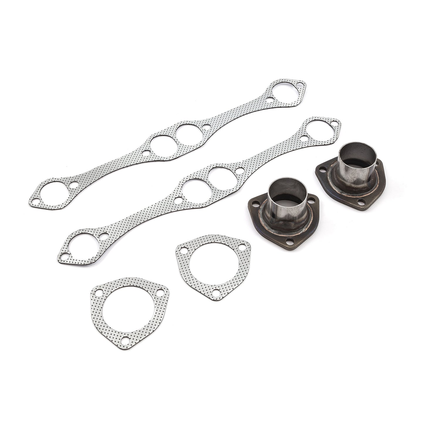 Chevy SBC 350 1 5/8" Block Hugger Raw Exhaust Headers