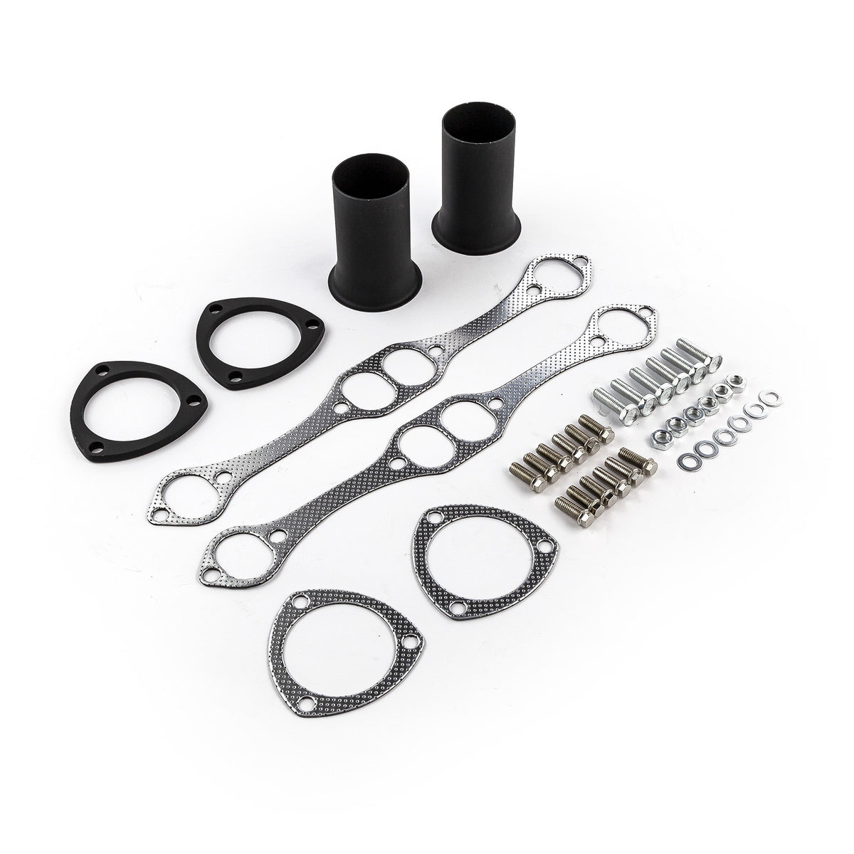 Colectores de escape negros para Chevy SBC 350 Chevelle Camaro 1967-81