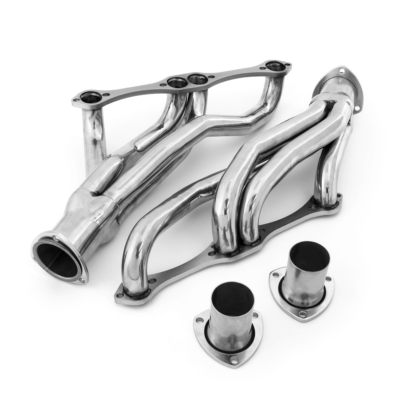 Chevy SBC 350 Chevelle Camaro 1967-81 Stainless Steel Flange Exhaust Headers