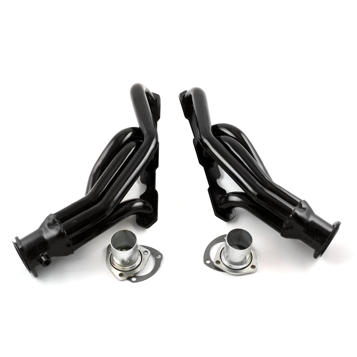 Camioneta Chevy SBC 350 1988-95 con colectores de escape negros GMC 5.0 5.7