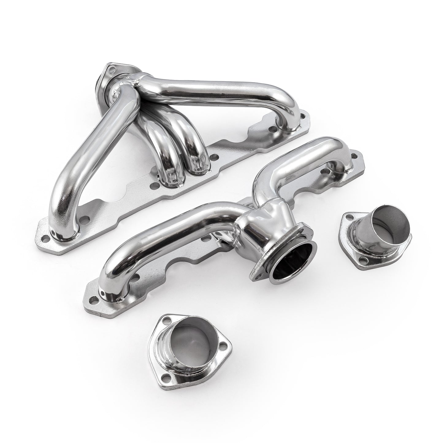 Cabezales de cerámica cortos Tri-5 para Chevy SBC 350 1955-57, cabezales rectos