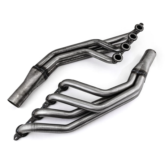 Chevy LS Camaro 10-14 Raw Steel Exhaust Headers O2 Sensor Insertion
