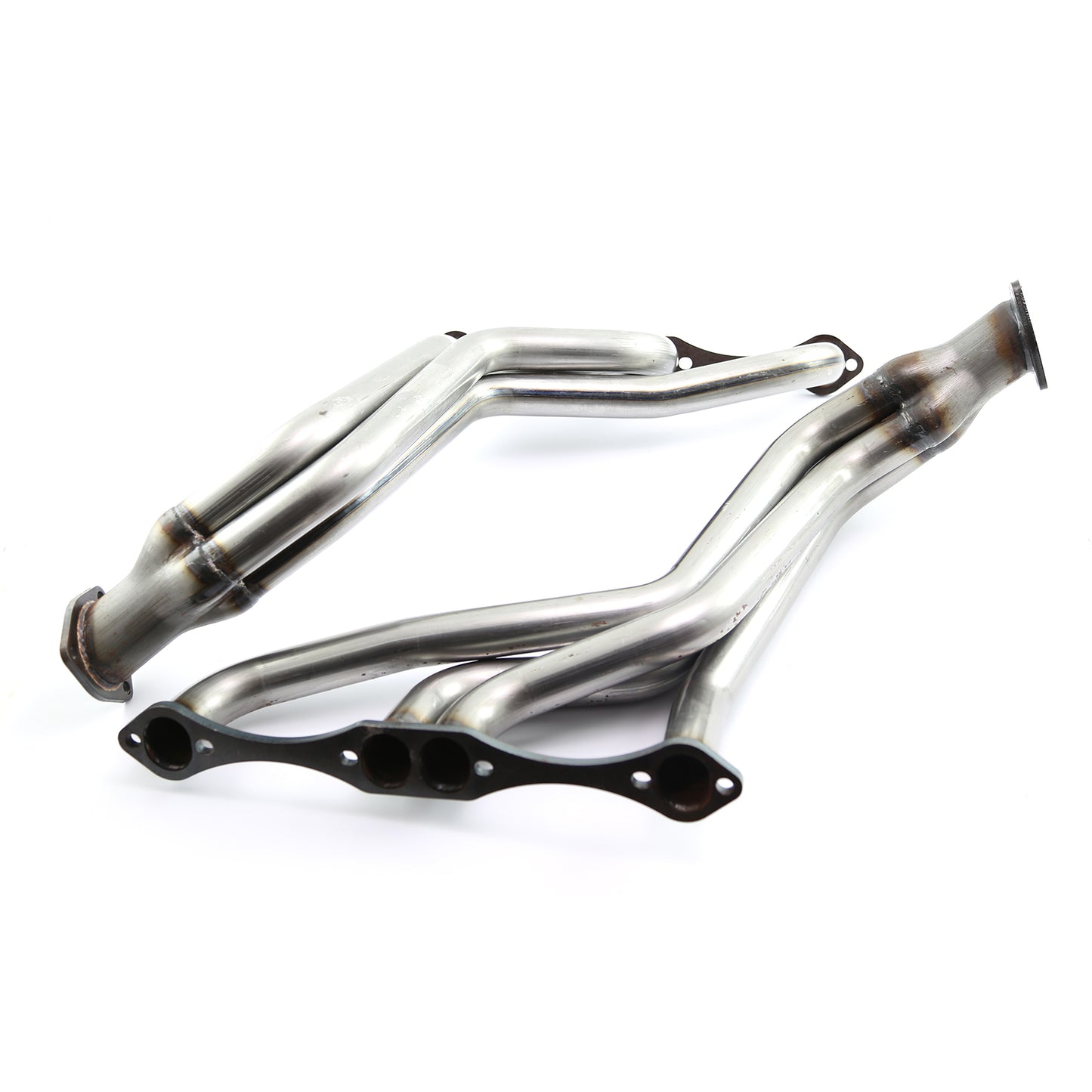 Colectores de escape de acero crudo Fenderwell Roadster Street Rod para Chevy SBC 1935-1948