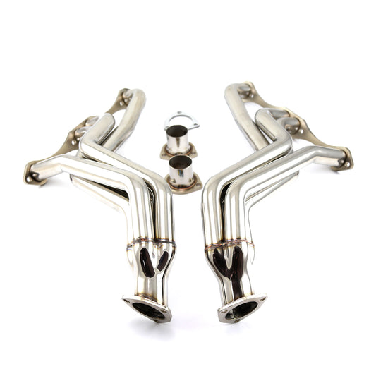 Colectores de escape de acero inoxidable Fenderwell para Chevy SBC 350 (1935-48)