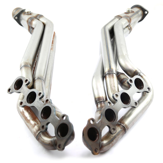 Colector de escape de acero crudo de tubo largo para Ford Mustang 2011-2013