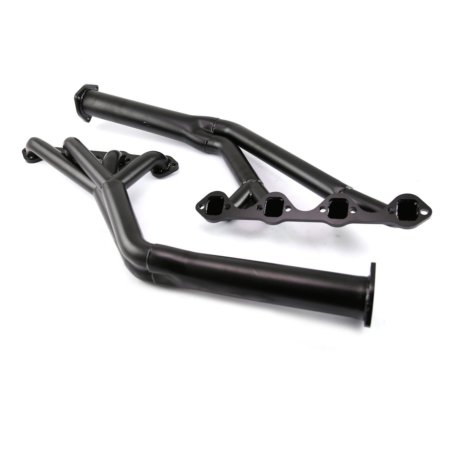 Colectores de escape negros Tri-Y para Ford SB 289 302 351W Mustang 1964-70