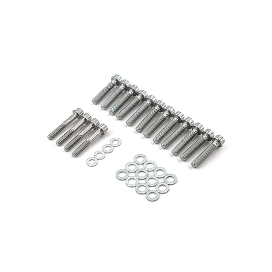 Kit de pernos de colector de admisión de acero de 12 puntos para Ford 302 351C Cleveland