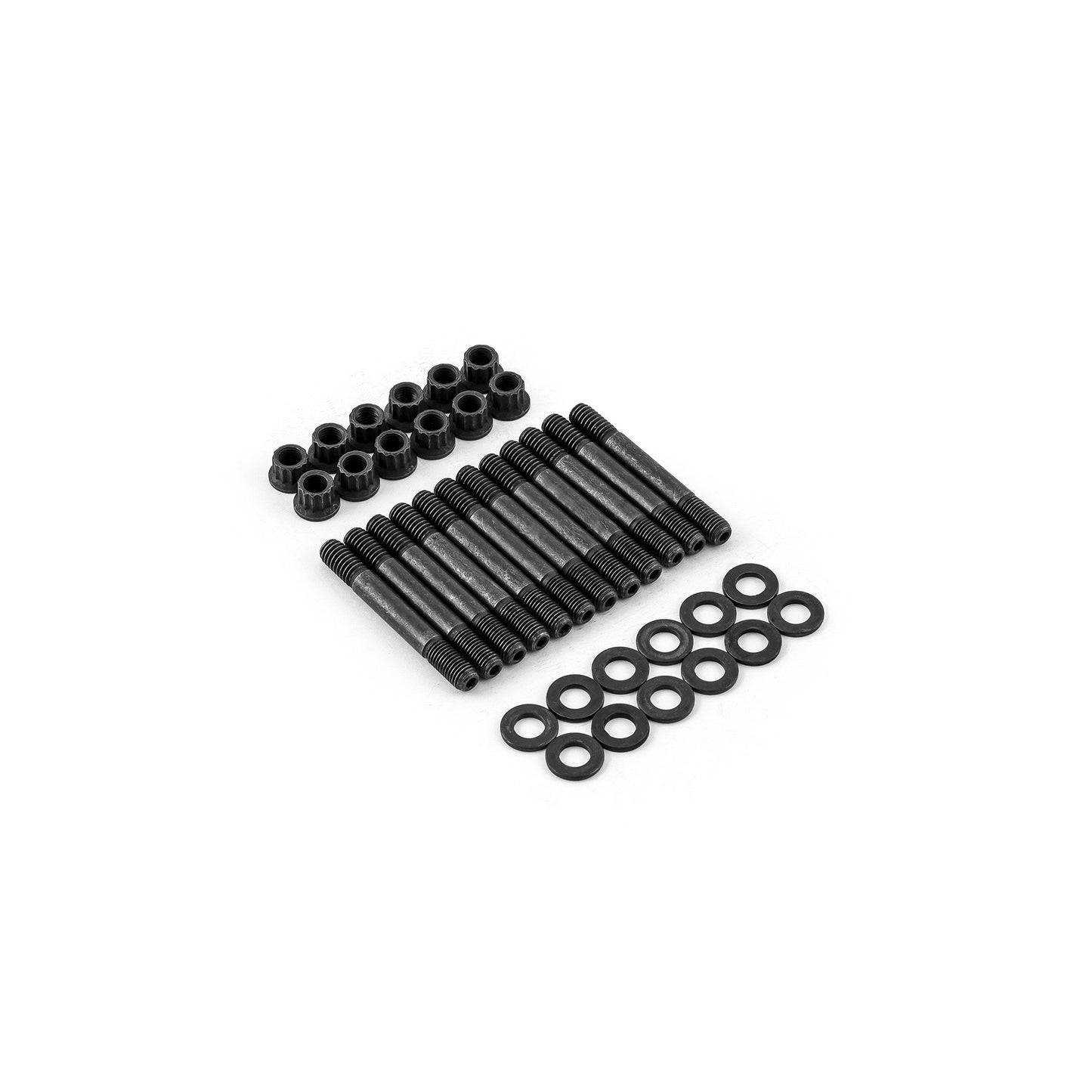 Kit de pernos para colector de admisión de óxido negro de 12 puntos Ford SB 289 302 351 Windsor