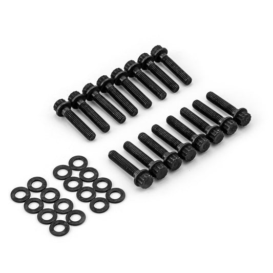 Holden 253 304 308 12 Point Black Oxide Intake Manifold Bolt Kit