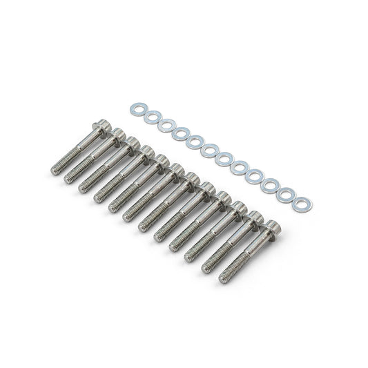 Ford SB 289 302 351 Windsor 12 Point Steel Intake Manifold Bolt Kit