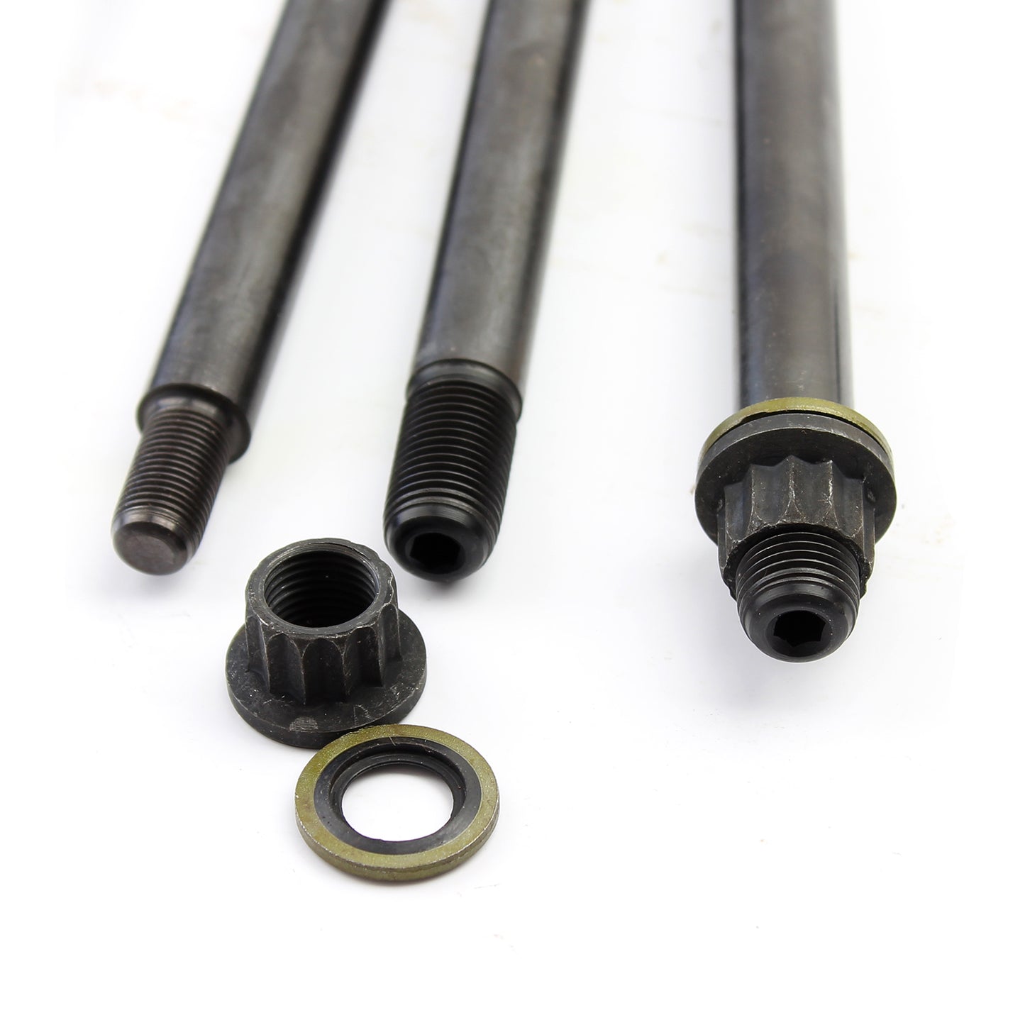 Kit de pernos de motor de gran tamaño, endurecidos con óxido negro, para Mazda Rx7 Rotary 13B