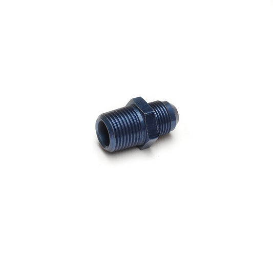 Adaptador de aluminio abocinado recto de 1/2" NPT a -8 AN macho