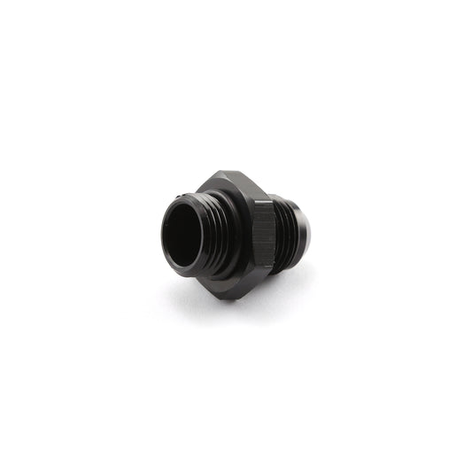 AN to AN ORB Fitting Male -8 AN to Male -8 AN O-Ring Black Anodized Aluminum