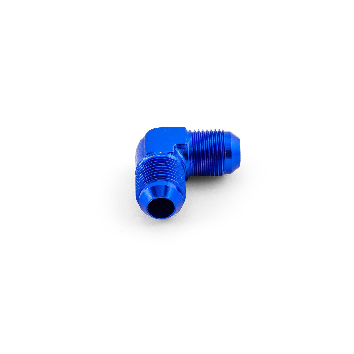 90 Degree Male -8 AN Aluminum Coupler Flare Union