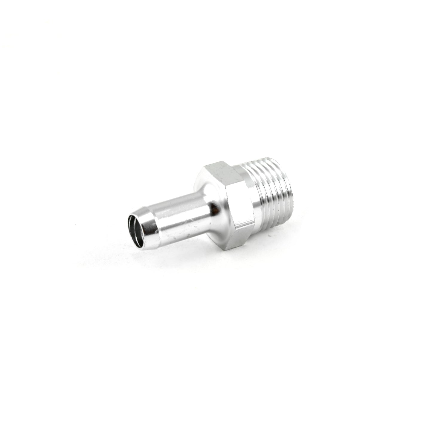Accesorio de púas de aluminio, macho recto de 3/8" NPT a púas de 3/8"