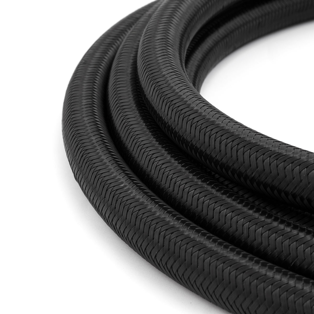 Manguera trenzada de nailon negro para combustible y aceite, de 10 AN y 9/16", 4 m/13 pies