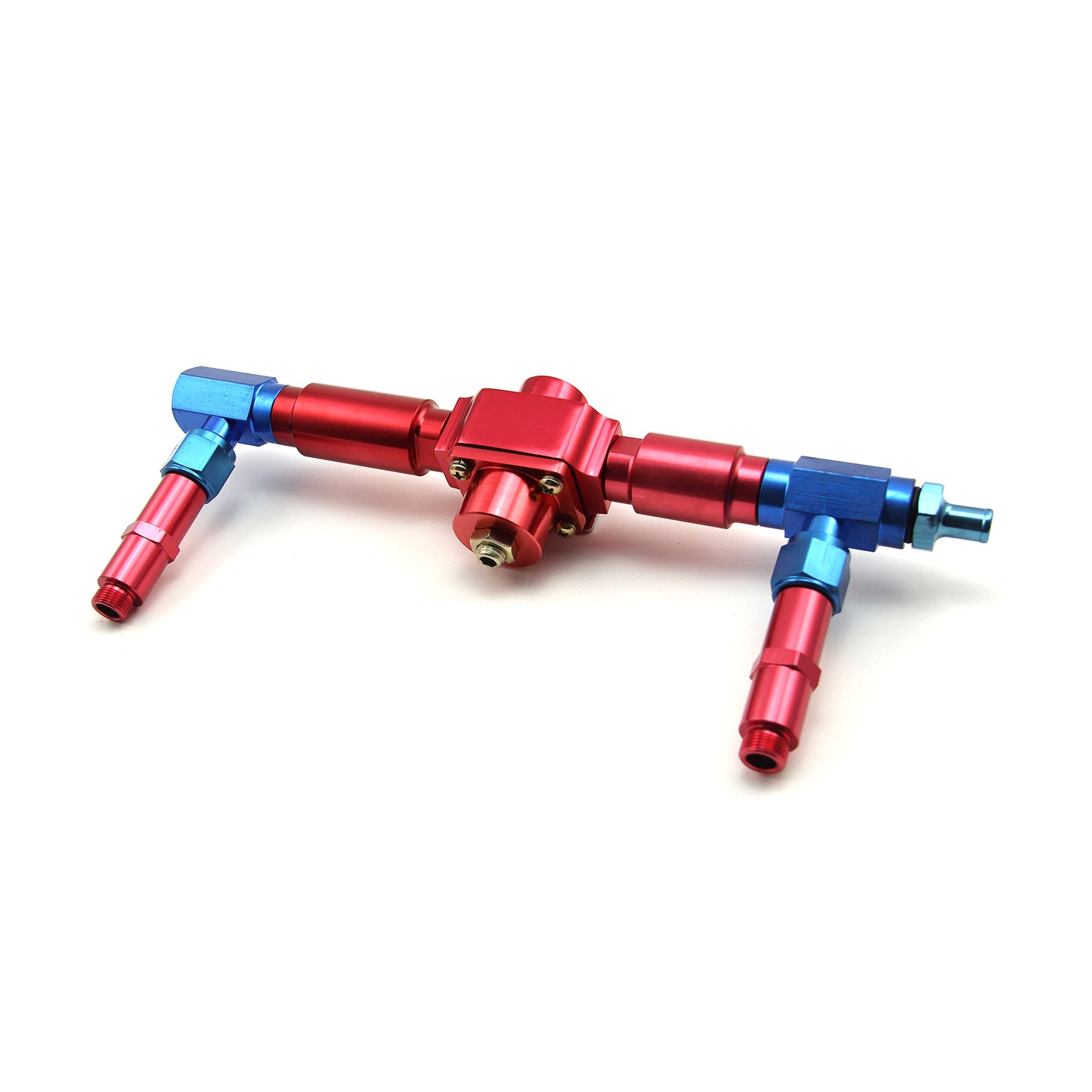 Registro de entrada de combustible y regulador de carburador de aluminio de 9/16-24 (compatible con: BG y Speedmaster)