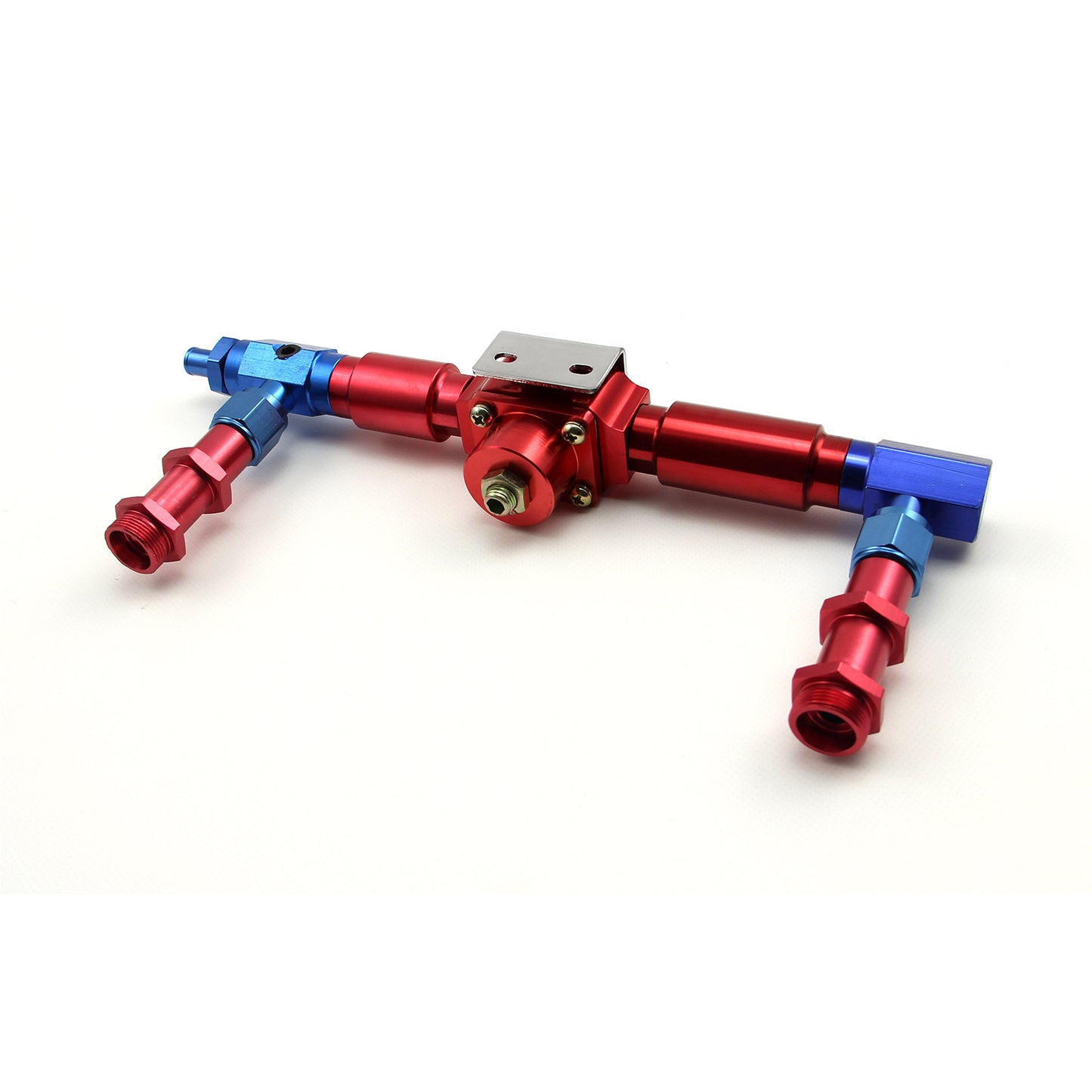 Registro de entrada de combustible y regulador de carburador de aluminio de 7/8-20 (compatible con Holley)