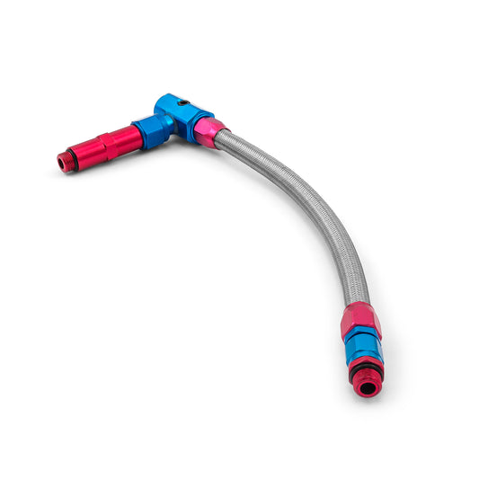 Braided Carburetor Fuel Inlet Line (Barry Grant/Demon)