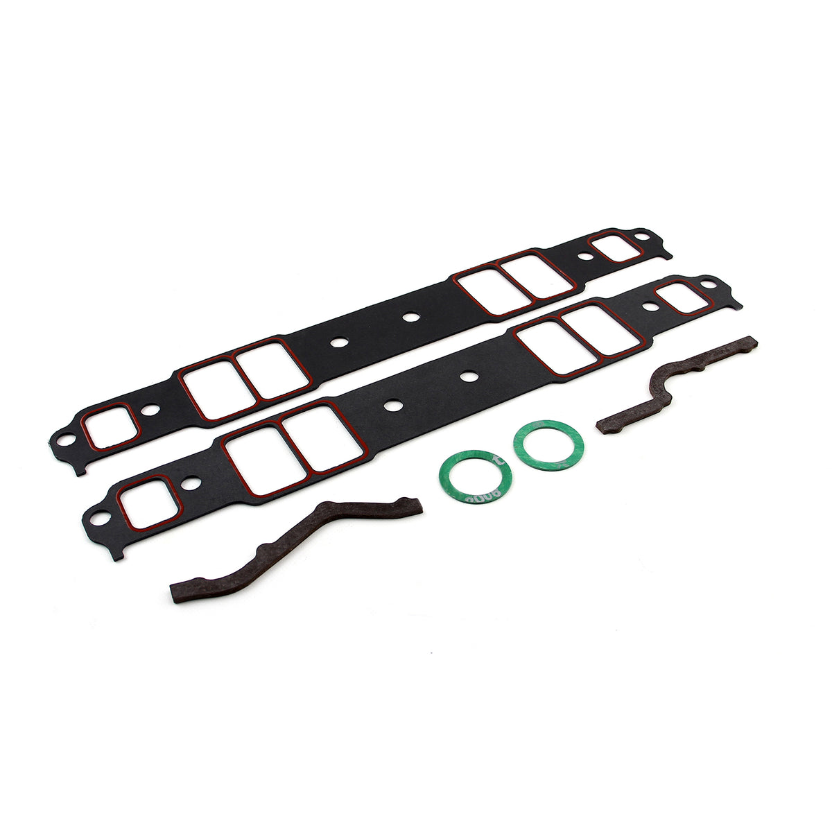 Juego de juntas para colector de admisión Chevy SBC 350 (1206) 2,21" x 1,31" x 0,060"