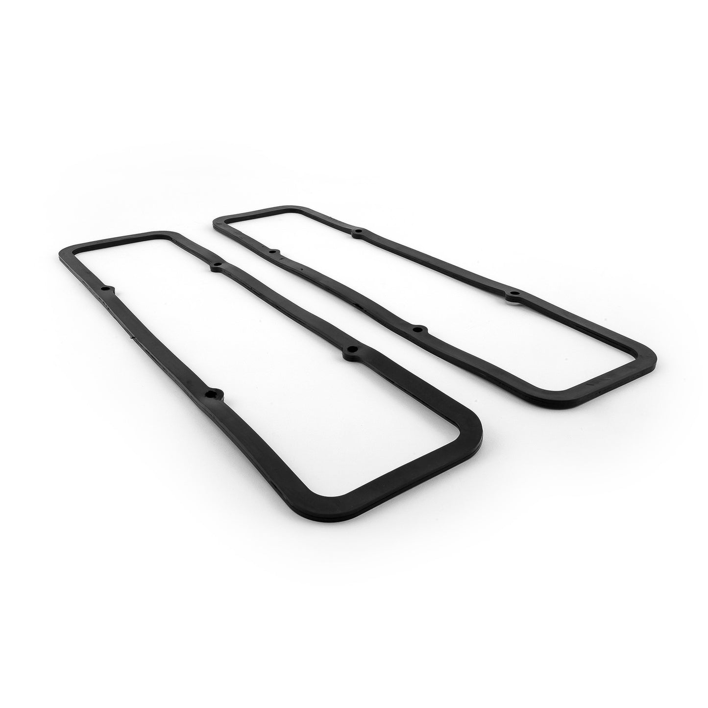 Chevy SBC 350 1955-85 Rubber w/Steel Core Valve Cover Gasket Set - Black