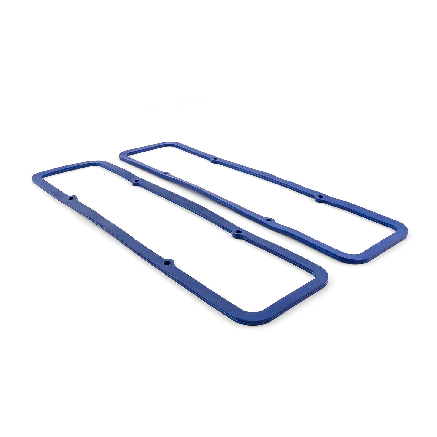 Chevy SBC 350 1955-85 Rubber w/Steel Core Valve Cover Gasket Set - Blue