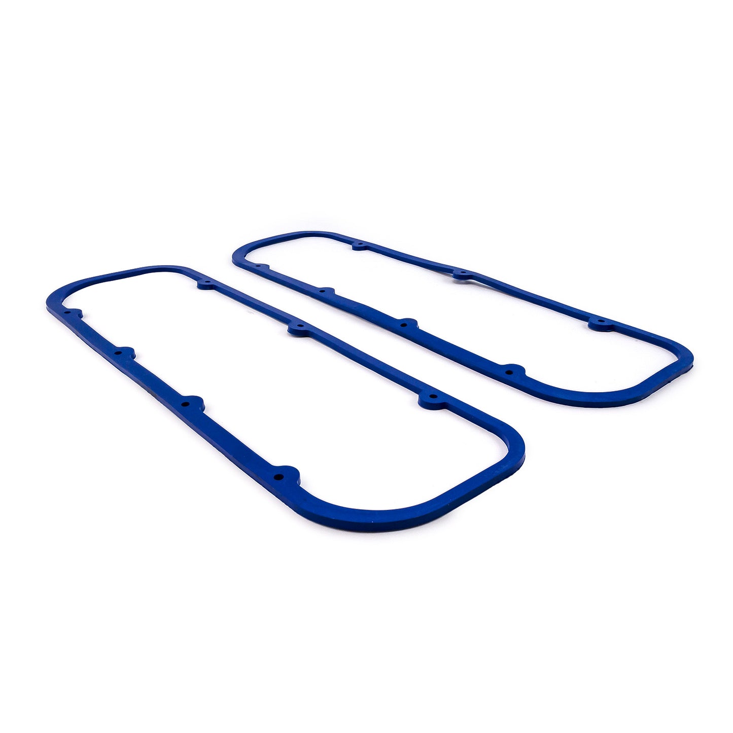 Chevy BBC 454 1966-00 3/16" Thick Rubber Steel Core Valve Cover Gasket Set Blue