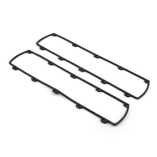 Oldsmobile 400 425 455 Black 3/16 Thick Rubber Steel Core Valve Cover Gasket Set