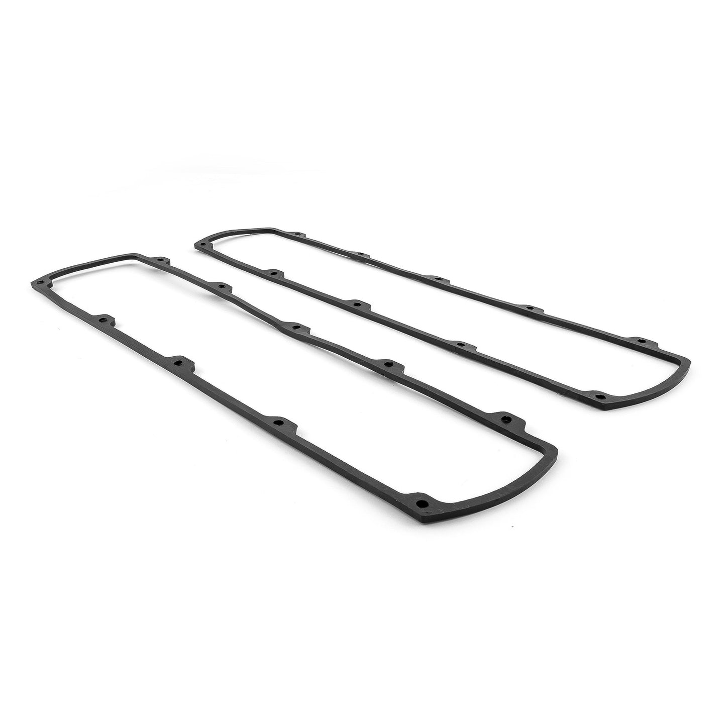 Oldsmobile 400 425 455 Black 3/16 Thick Rubber Steel Core Valve Cover Gasket Set
