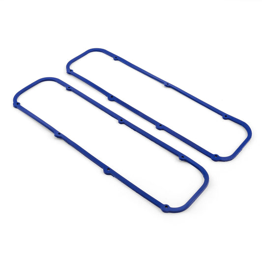 Ford 429 460 Blue 3/16" Thick Rubber Steel Core Valve Cover Gasket Set