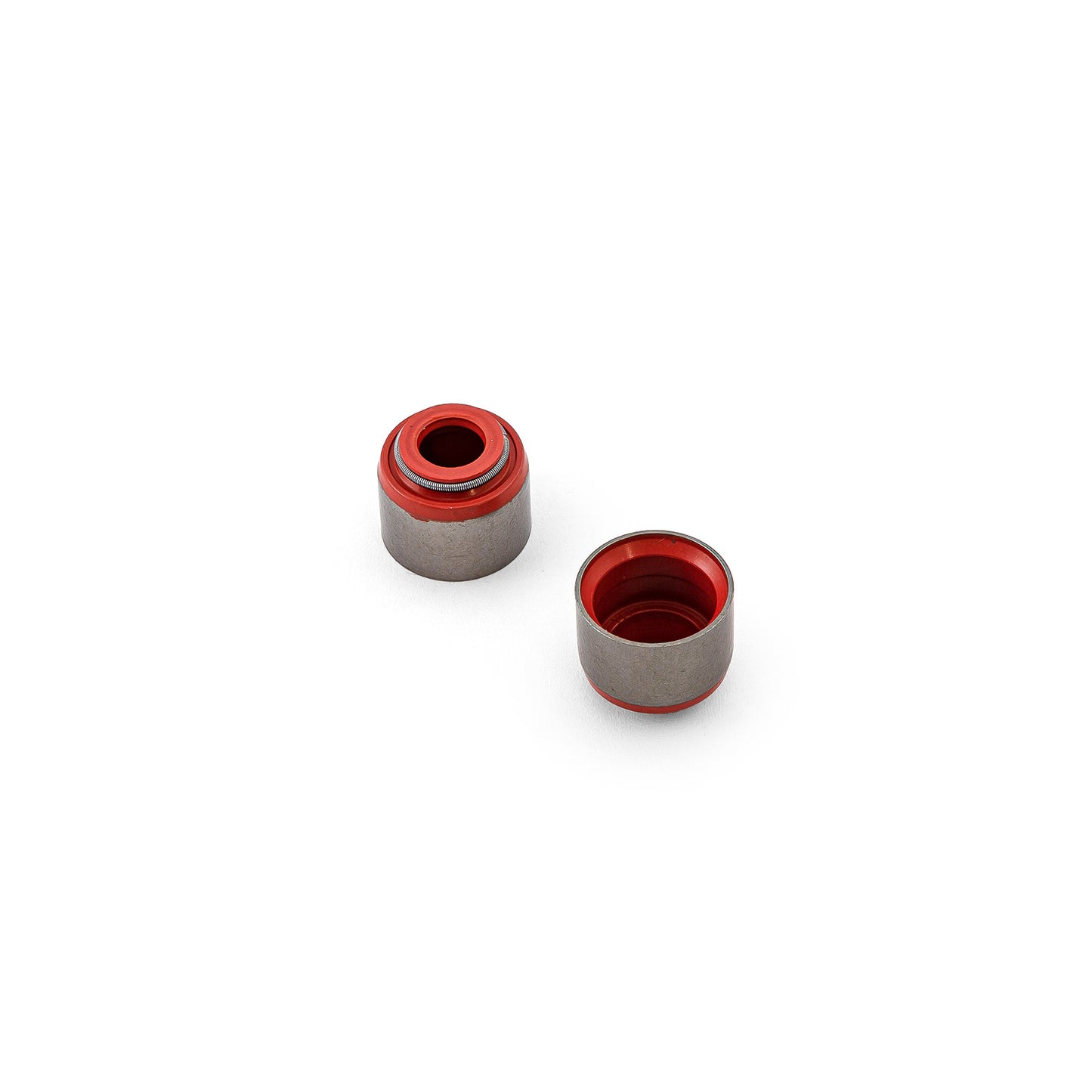Sellos de vástago de válvula de acero y vitón de 11/32" (compatibles con guías de 0,530")