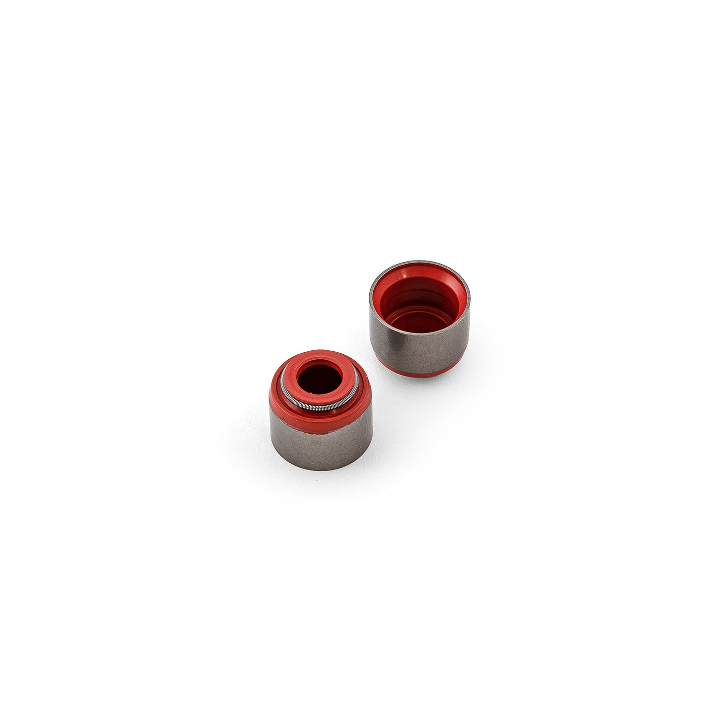 Sellos de vástago de válvula de acero y vitón de 11/32" (compatibles con guías de 0,530")