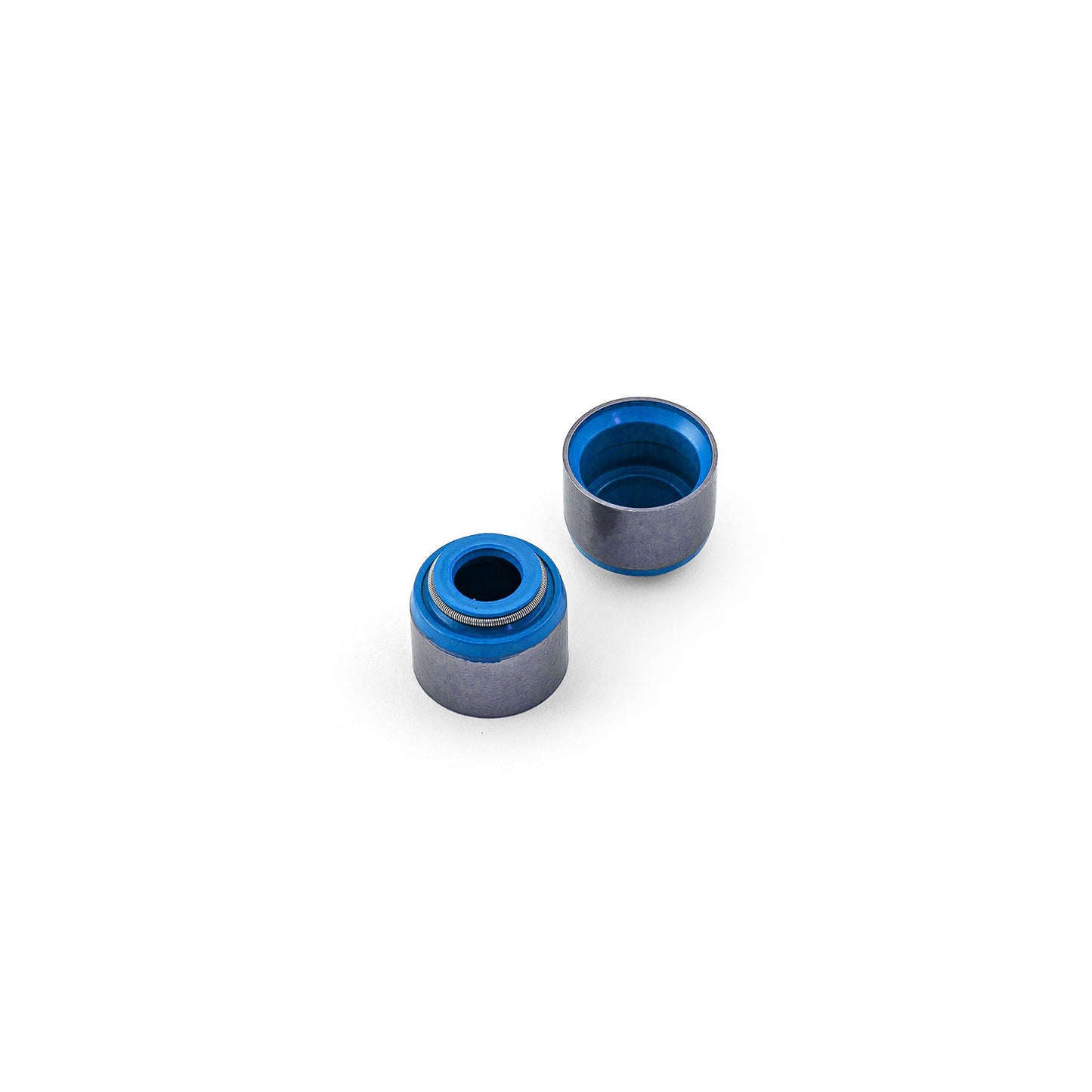 Sellos de vástago de válvula de acero y vitón de 3/8" (0,375" x 0,563" compatibles con Ford FE)