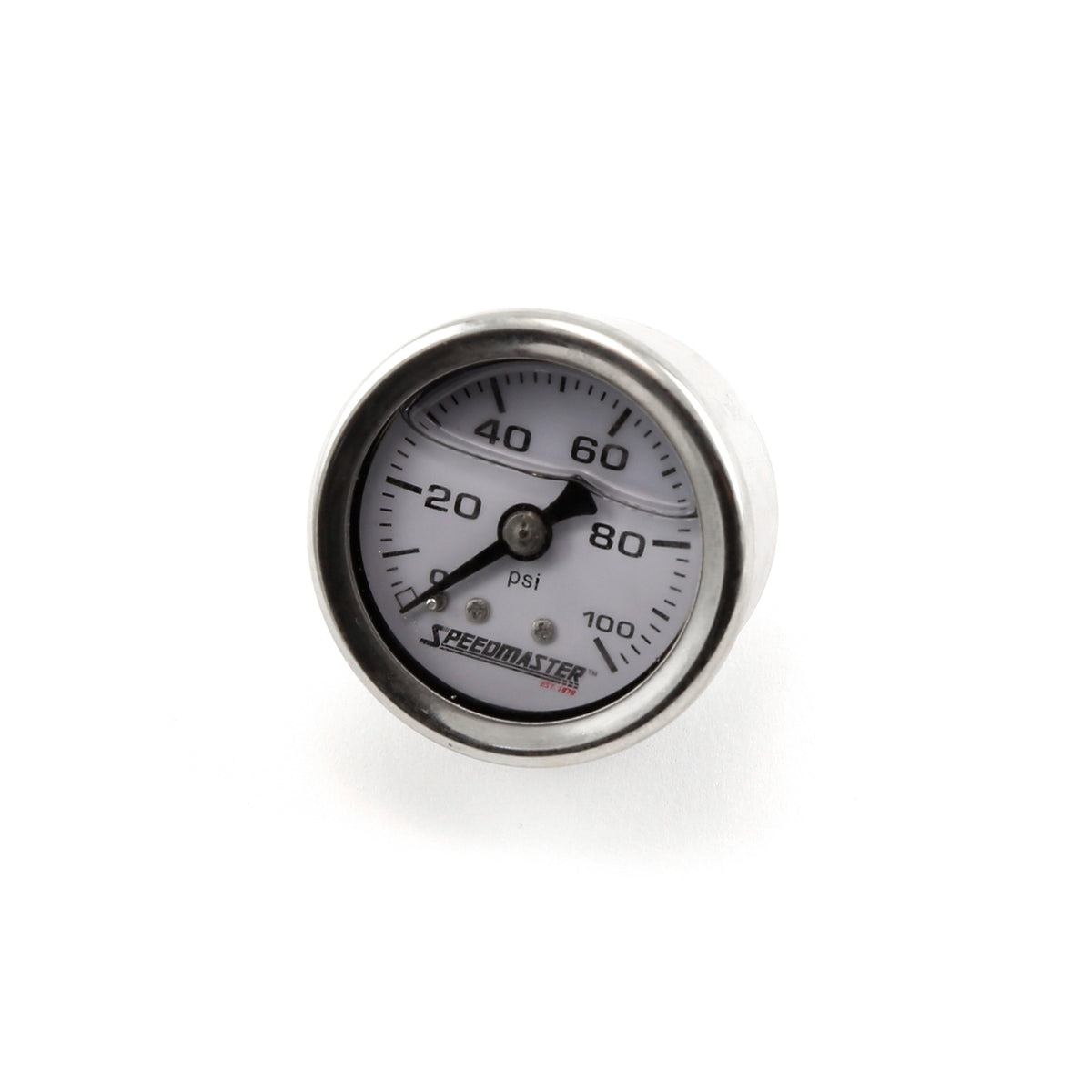 1-1/2" 0-100psi Liquid Filled Fuel Pressure Gauge