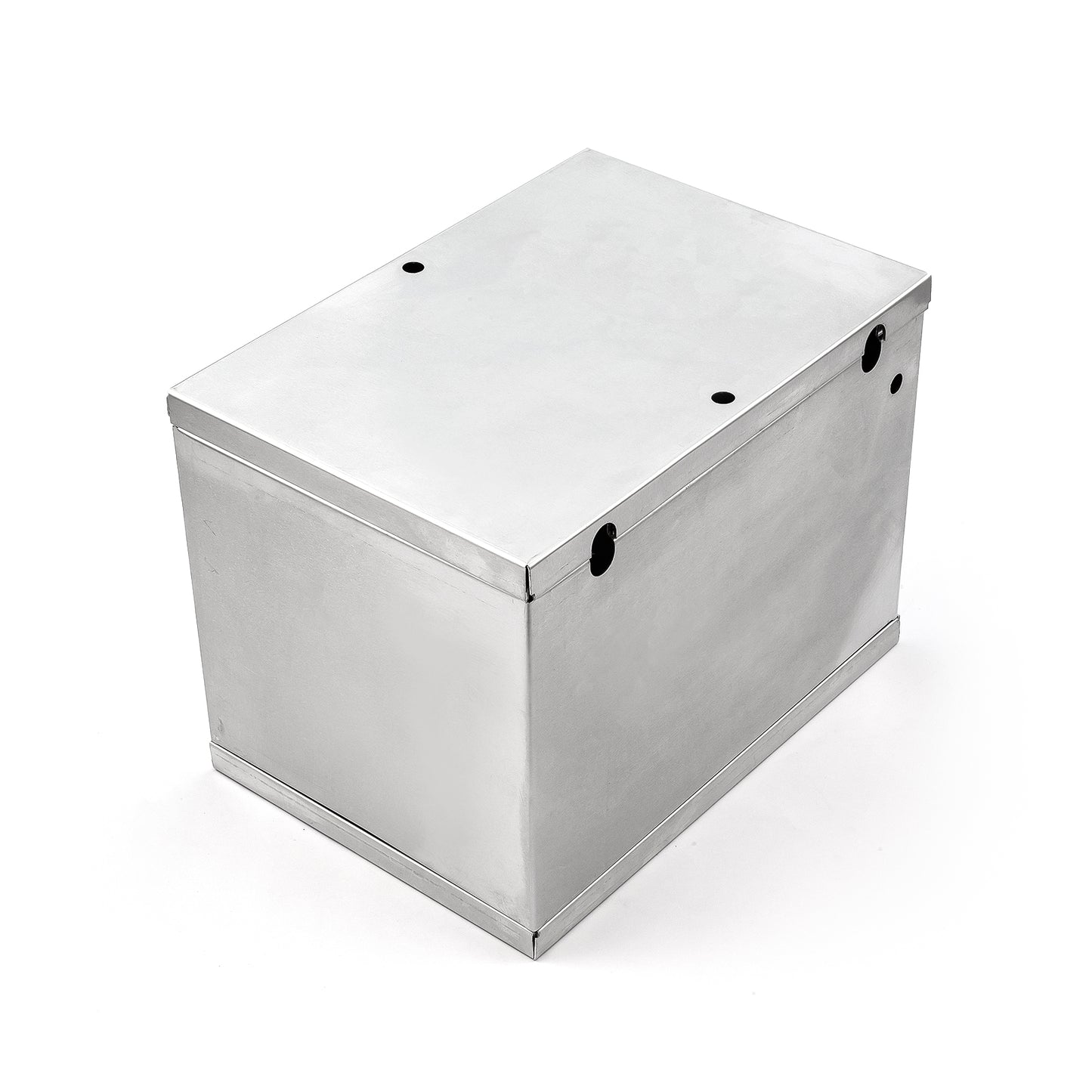 Caja de batería de aluminio pulido fabricada universalmente y kit de reubicación