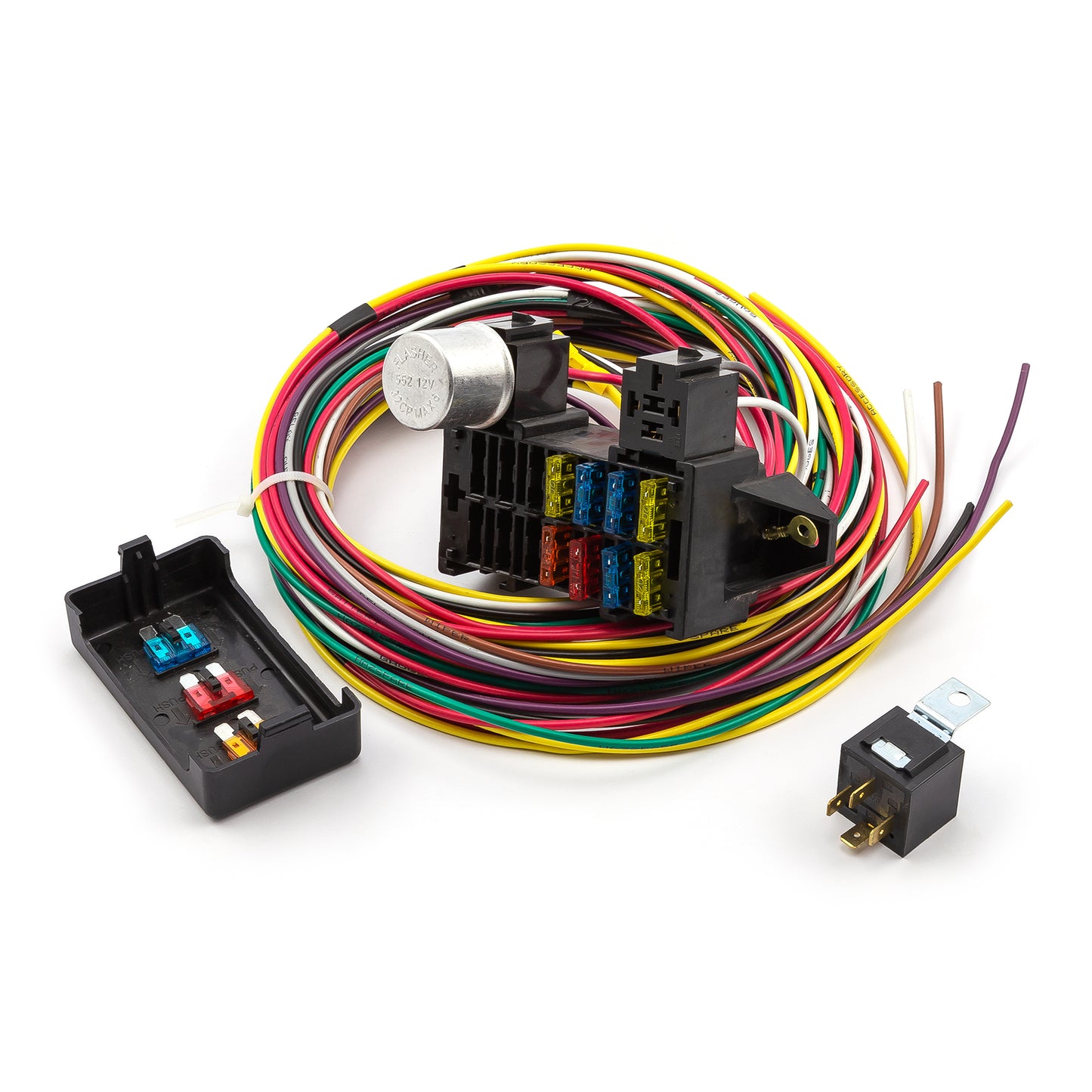 Universal 8 Circuit Wiring Harness Kit Street Rod Hot Rod Race Car