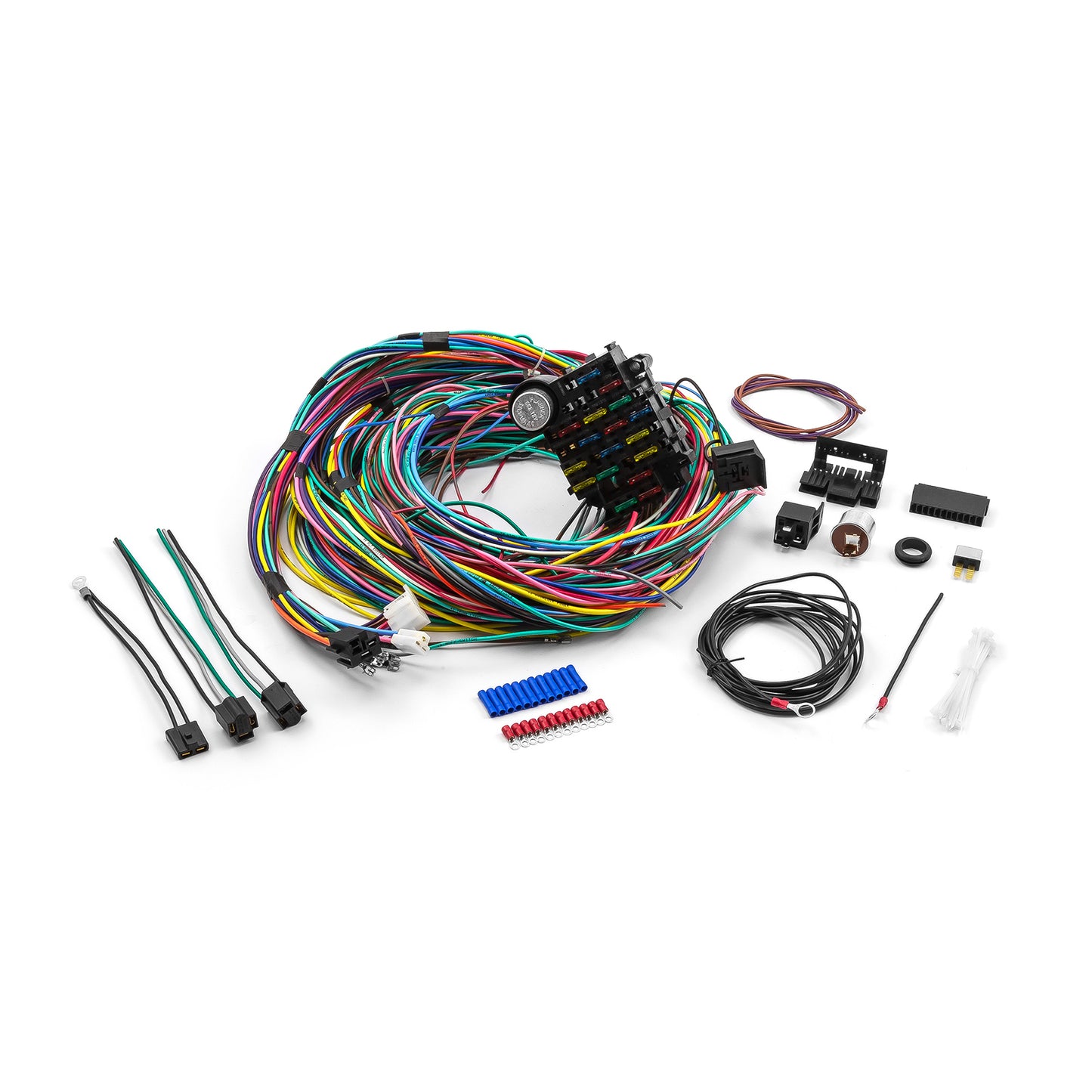Kit de arnés de cableado universal de 21 circuitos para Street Rod, Hot Rod y Race Car