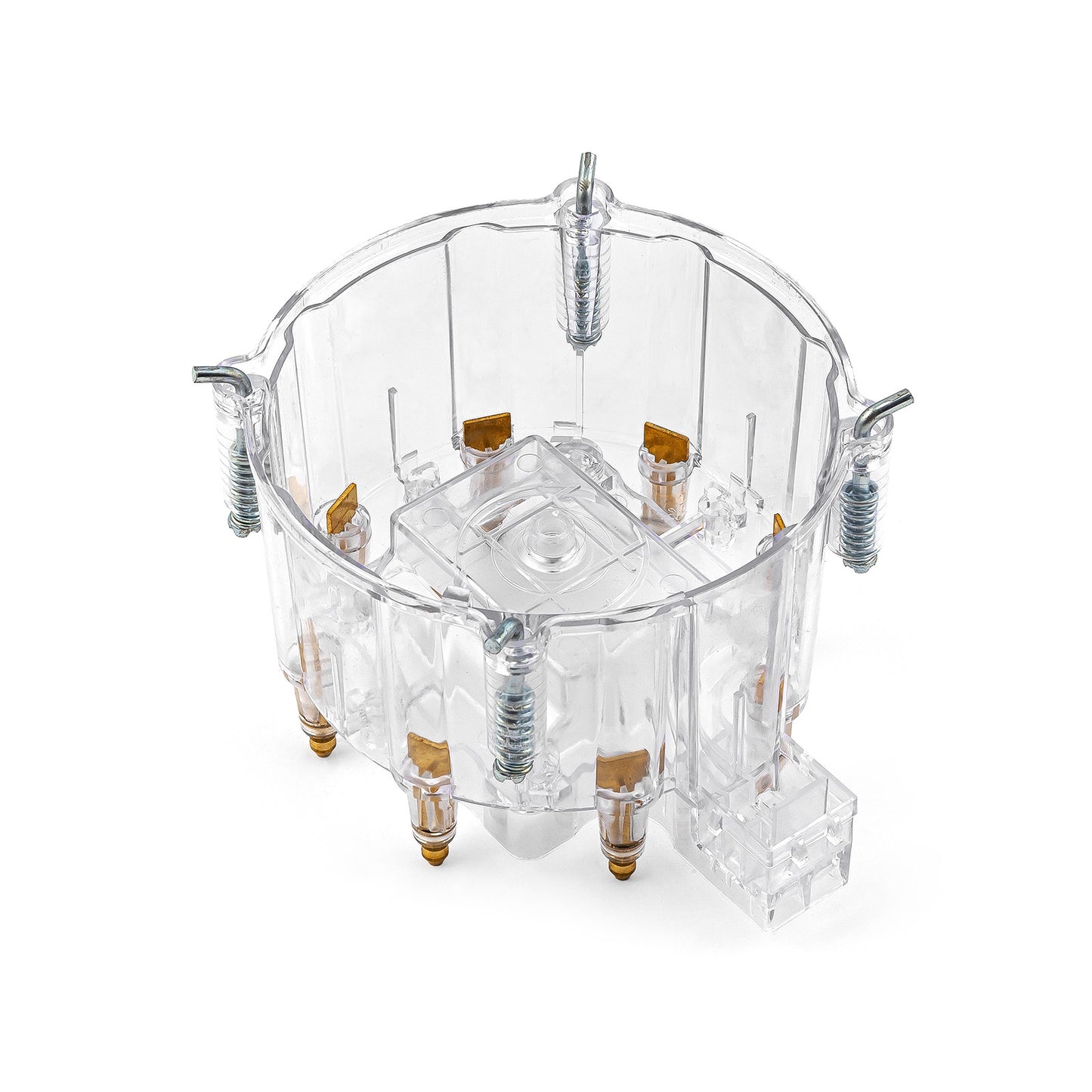 HEI Replacement Distributor Cap Brass Terminals - Clear
