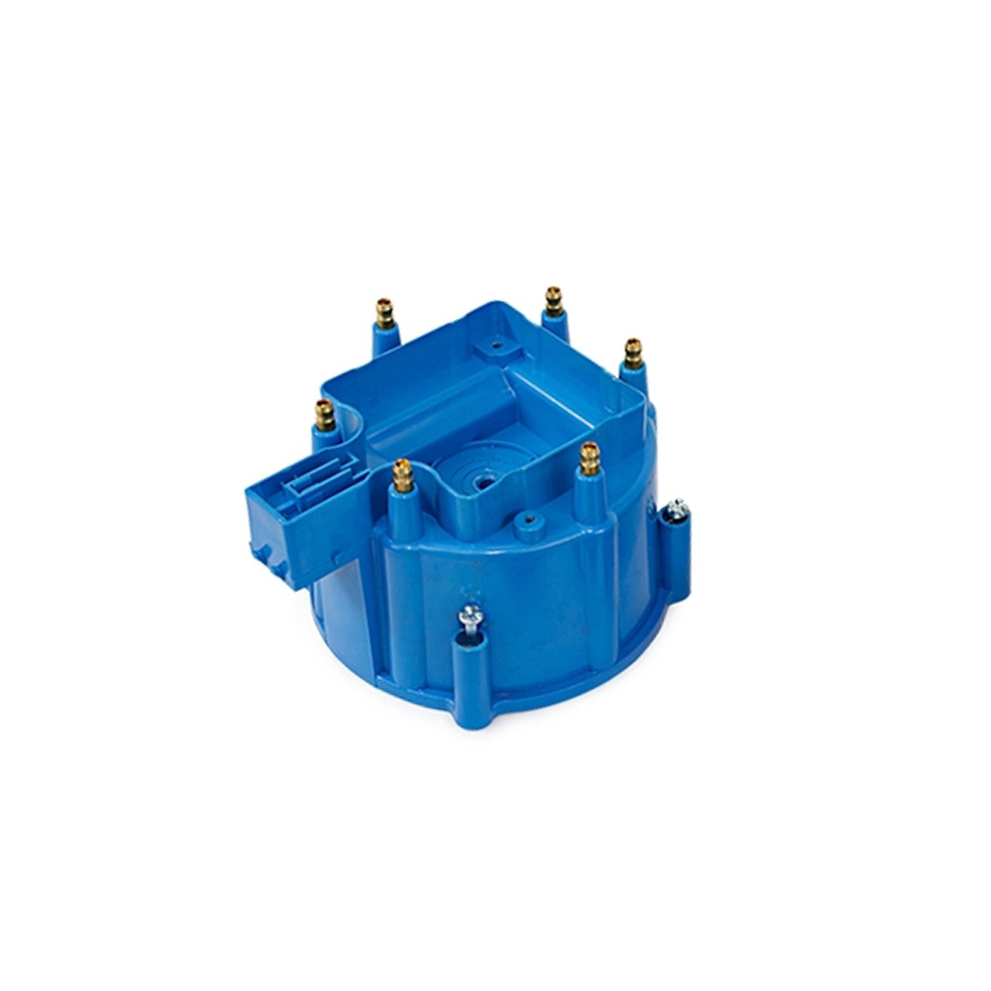 HEI Replacement Distributor Cap Brass Terminals 6 Cylinder - Blue