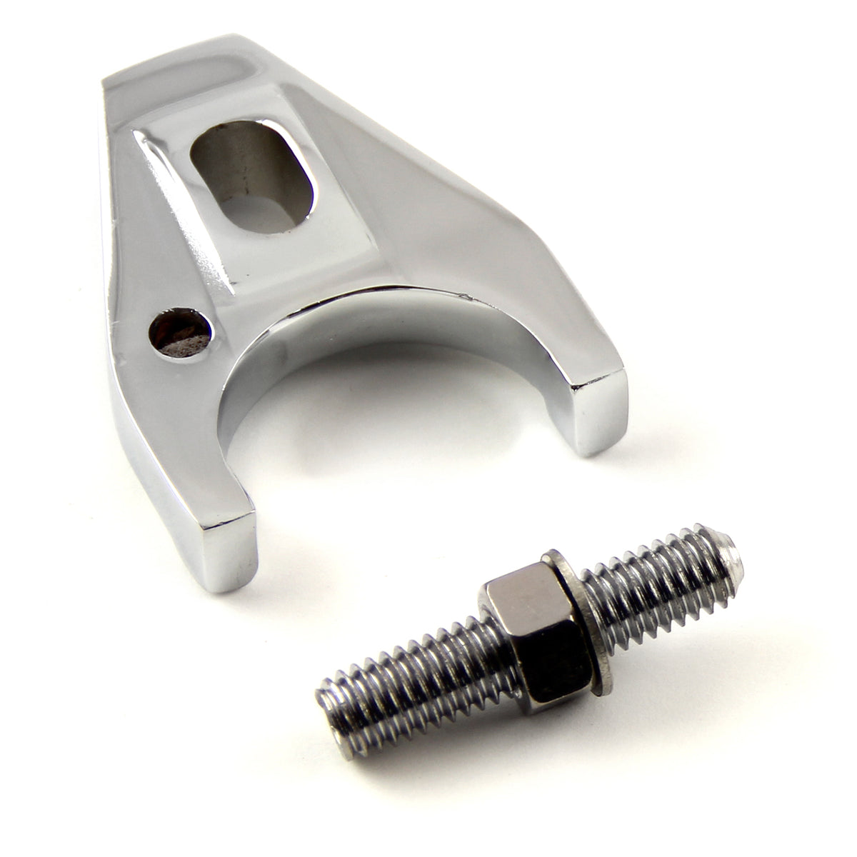 Abrazadera de sujeción de distribuidor de aluminio cromado para Chevy SBC 350 BBC 454