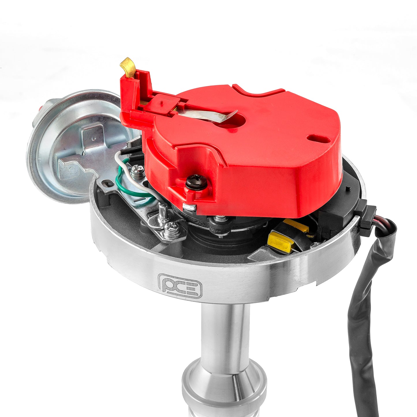 Distribuidor Ford 289 302 Windsor 65K Coil Thunder HEI con cables de bujía de 10,5 mm