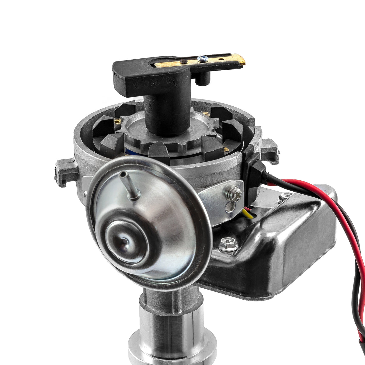 Distribuidor Ford SB 289 302 Windsor listo para usar con bobina y cables conductores