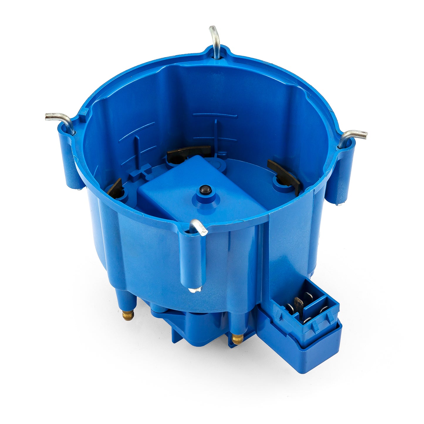 Kit de actualización de tapa de distribuidor HEI, rotor, bobina de 65 000 rpm, color azul, para 6 cilindros