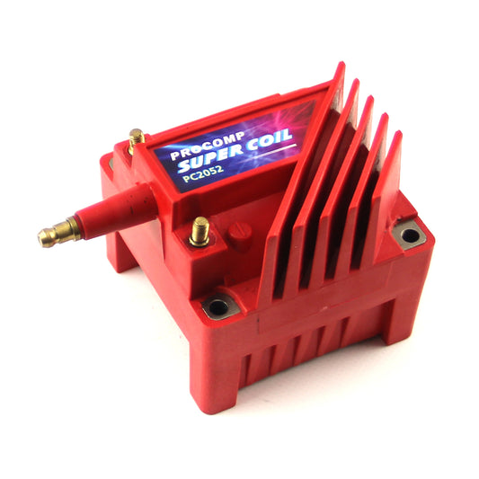 Bobina de encendido universal PC92 de 12 V, de alto rendimiento, macho, con núcleo E (rojo)