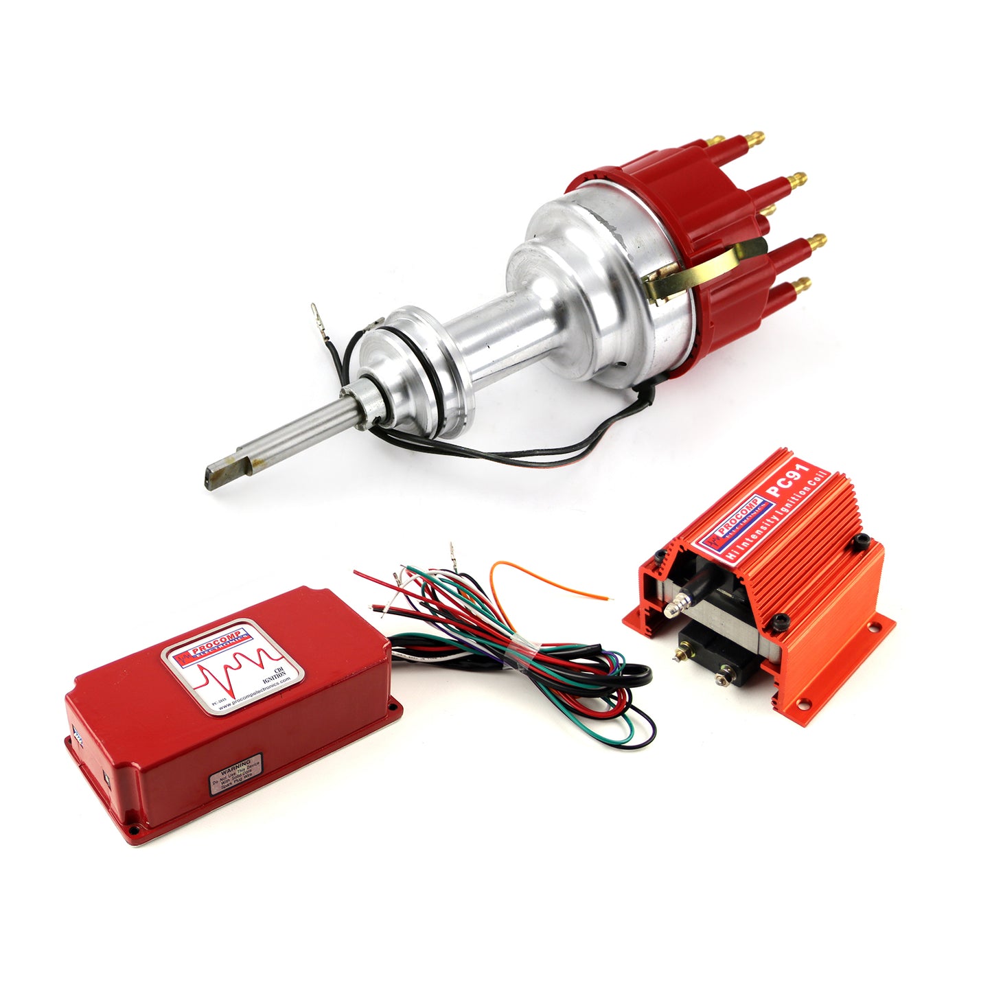 Distribuidor de palanca Mopar Chrysler BB 440 Pro 6AL CDI y kit de bobina de encendido