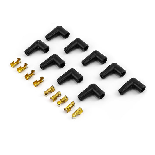 Universal Spark Plug Wire HEI 90 Degree Boot and Terminal Kit Only