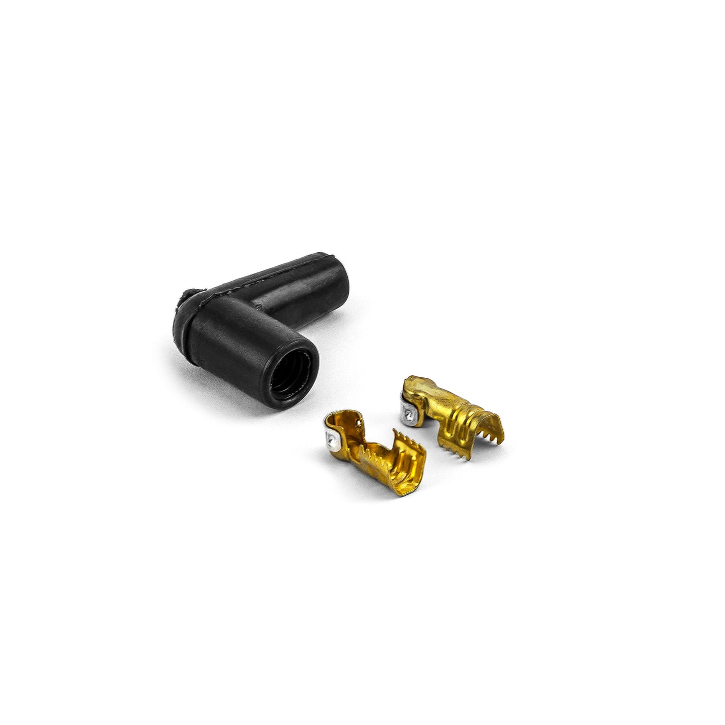 Kit de terminal y funda de 90 grados para cable de bujía universal HEI solamente