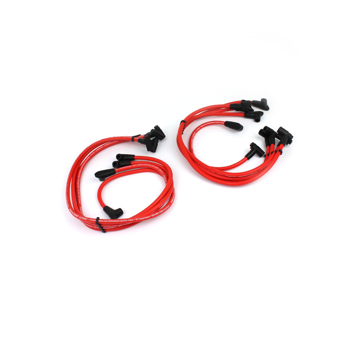 Distribuidor HEI de bobina Chevy SBC 350 BBC 454 65K con cables de bujía de 10,5 mm